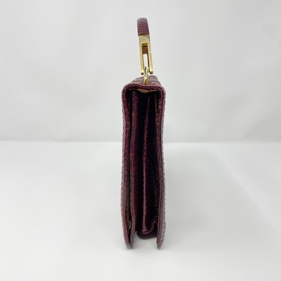 VINTAGE Genuine Snakeskin Bag Crossbody Tophandle - Picture 3 of 11